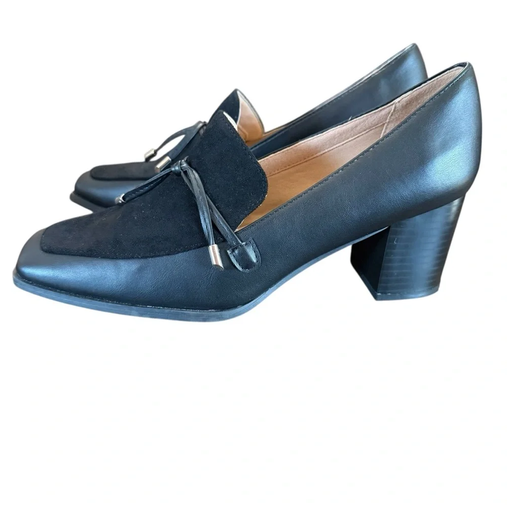 Journee Collection Crawford Black Loafer Size 7.5